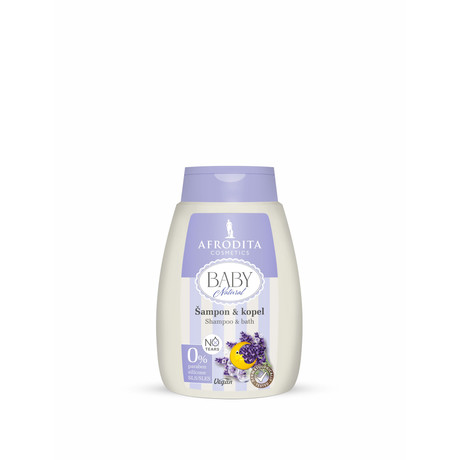 Afrodita BABY NATURAL 2 az 1-ben fürdető és sampon